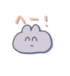 ネガティブなうさぎくん（個別スタンプ：6）