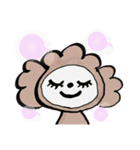 プードルと女の子（個別スタンプ：33）