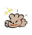 プードルと女の子（個別スタンプ：35）
