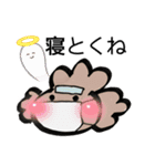 プードルと女の子（個別スタンプ：39）