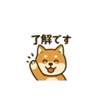 おちゃめな柴犬くんスタンプ（個別スタンプ：1）