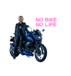女子ライダーのごあいさつ（個別スタンプ：1）