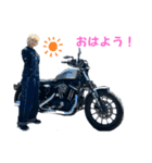 女子ライダーのごあいさつ（個別スタンプ：2）