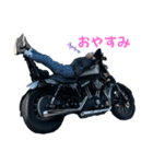 女子ライダーのごあいさつ（個別スタンプ：3）