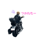 女子ライダーのごあいさつ（個別スタンプ：4）