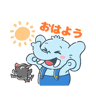 北海道幕別町パオくん＆クマゲラくん（個別スタンプ：1）