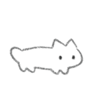 ゆるくてほんわか白ねこスタンプ（個別スタンプ：30）