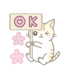 毎日使える挨拶☆トラ猫（個別スタンプ：17）