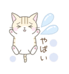 毎日使える挨拶☆トラ猫（個別スタンプ：23）