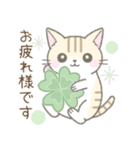 毎日使える挨拶☆トラ猫（個別スタンプ：36）