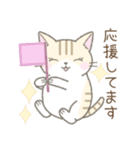 毎日使える挨拶☆トラ猫（個別スタンプ：37）