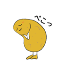 飛翔する青年・ぽてトーズ（個別スタンプ：38）