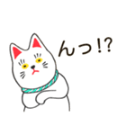 招き猫風 まねかないネコ（個別スタンプ：6）