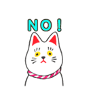 招き猫風 まねかないネコ（個別スタンプ：23）