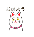 招き猫風 まねかないネコ（個別スタンプ：28）