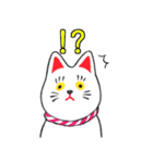 招き猫風 まねかないネコ（個別スタンプ：30）