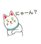 招き猫風 まねかないネコ（個別スタンプ：40）