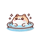 お風呂に入る猫 内気,（個別スタンプ：28）