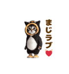 踊る！着ぐるみネコ。（個別スタンプ：8）
