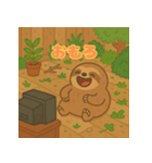 ぽっちゃりまるナマケモノ（個別スタンプ：31）