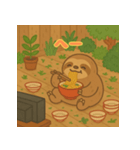 ぽっちゃりまるナマケモノ（個別スタンプ：38）