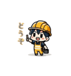 現場スタンプ・おじさんとほんわかキャラ編（個別スタンプ：16）