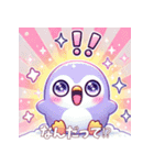 ゆめかわペンギンのペンちゃんふわふわ癒し（個別スタンプ：5）