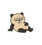 スーパーチルなパンダさん（個別スタンプ：1）