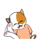 三毛猫の笑い声（個別スタンプ：14）