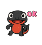 アカハライモリちゃん（個別スタンプ：4）