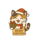 かわいい三毛猫の日常スタンプ（個別スタンプ：6）
