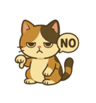 かわいい三毛猫の日常スタンプ（個別スタンプ：10）