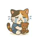 かわいい三毛猫の日常スタンプ（個別スタンプ：19）