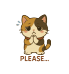 かわいい三毛猫の日常スタンプ（個別スタンプ：20）