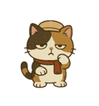 かわいい三毛猫の日常スタンプ（個別スタンプ：21）