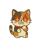 かわいい三毛猫の日常スタンプ（個別スタンプ：22）