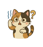 かわいい三毛猫の日常スタンプ（個別スタンプ：23）