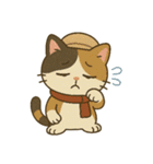 かわいい三毛猫の日常スタンプ（個別スタンプ：24）