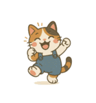 かわいい三毛猫の日常スタンプ（個別スタンプ：25）