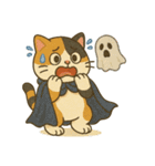 かわいい三毛猫の日常スタンプ（個別スタンプ：28）