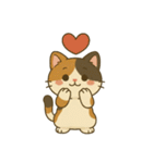 かわいい三毛猫の日常スタンプ（個別スタンプ：29）