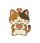 かわいい三毛猫の日常スタンプ（個別スタンプ：32）