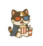 かわいい三毛猫の日常スタンプ（個別スタンプ：36）