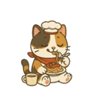 かわいい三毛猫の日常スタンプ（個別スタンプ：37）