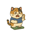 かわいい三毛猫の日常スタンプ（個別スタンプ：38）