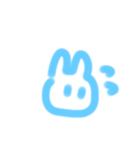 うさぎのようないきもの。（個別スタンプ：1）