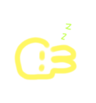 うさぎのようないきもの。（個別スタンプ：8）