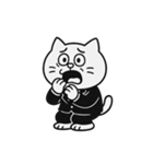 がんばれ猫リーマン（個別スタンプ：3）