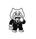 がんばれ猫リーマン（個別スタンプ：9）