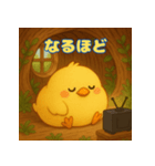 ぽっちゃりまるひよこ（個別スタンプ：24）